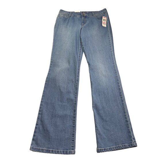 Style & Co Womens Light Blue Bootcut Denim Jeans Size 10 New With Tags - Picture 1 of 9